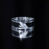 Certified Lab Grown Diamond Mens Wedding Band With Enamel
