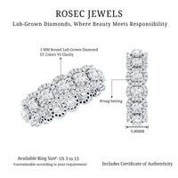 Classic Lab Grown Diamond Thick Wedding Band
