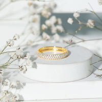 Round Cut Lab Grown Diamond Eternity Wedding Band