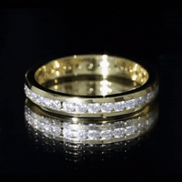 Lab Grown Diamond Wedding Eternity Band For Women