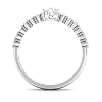 Certified Lab Grown Diamond Simple Solitaire Ring