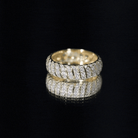 Certified Lab Grown Diamond Wide Wedding Band for Women