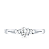 Certified Lab Created Diamond Promise Commitment Ring for Her