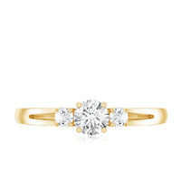 Certified Lab Created Diamond Promise Commitment Ring for Her