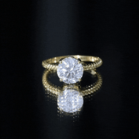 2 Carat Lab Grown Diamond Engagement Ring With Twisted Rope