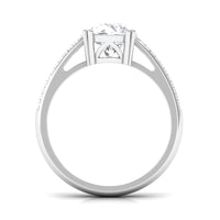 Lab Grown Diamond Engagement Ring With Double Prongs