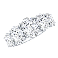 Lab Grown Diamond 5 Stone Statement Ring
