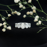 Lab Grown Diamond 5 Stone Statement Ring