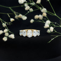 Lab Grown Diamond 5 Stone Statement Ring