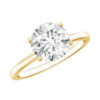 2 Carat Lab Created Round Diamond Solitaire Engagement Ring