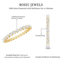 Natural Diamond Full Eternity Ring