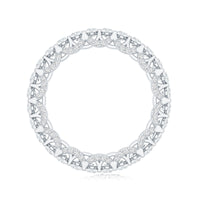 Certified Lab Created Diamond Eternity Wedding Band