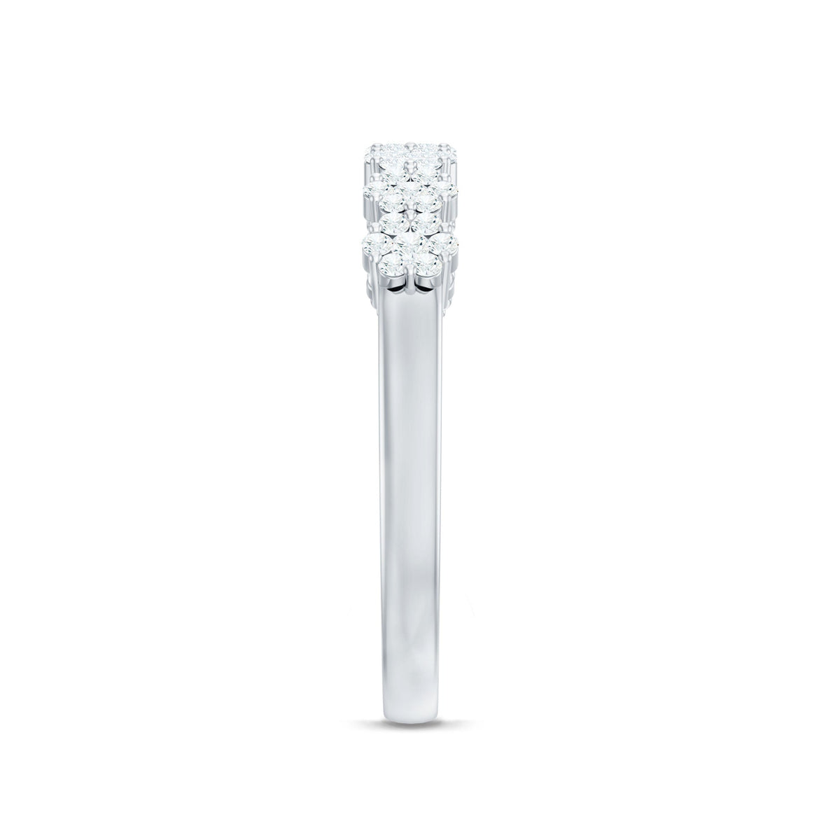 Certified Diamond Cluster Anniversary Ring