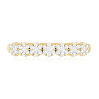 Certified Diamond Cluster Anniversary Ring