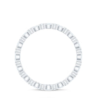 Rosec Jewels zirconia full eternity ring featuring marquise and round cut stones, elegant and sparkling jewelry for special occasions