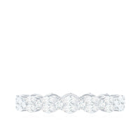 Rosec Jewels zirconia full eternity ring with marquise and round cut stones, showcasing sparkling design and detailed craftsmanship.