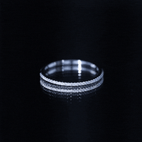 Moissanite Minimal Eternity Stackable Ring