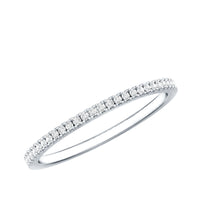 Moissanite Minimal Eternity Stackable Ring