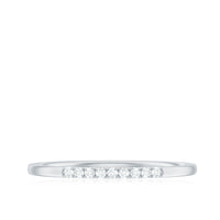 Minimalist Diamond Stackable Ring for Women