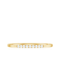 Minimalist Diamond Stackable Ring for Women