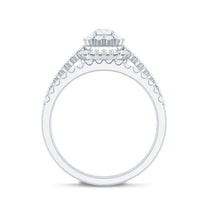 0.5 Carat Zircon Statement Wedding Ring Set