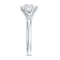 2 CT Moissanite Solitaire Engagement Ring in 6 Prongs