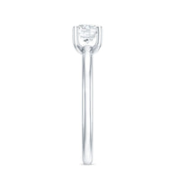 Certified 6 MM Moissanite Solitaire Promise Ring for Her