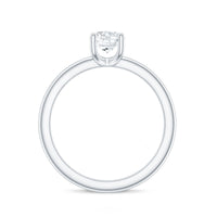 Certified 6 MM Moissanite Solitaire Promise Ring for Her