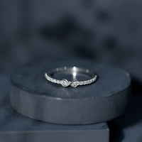 Brilliant Cut Diamond Infinity Promise Ring For Women