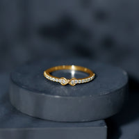 Brilliant Cut Diamond Infinity Promise Ring For Women