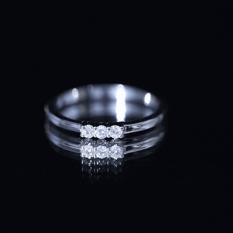 Yellow gold certified round diamond proposal ring for her by Rosec Jewels featuring a sparkling round-cut diamond.