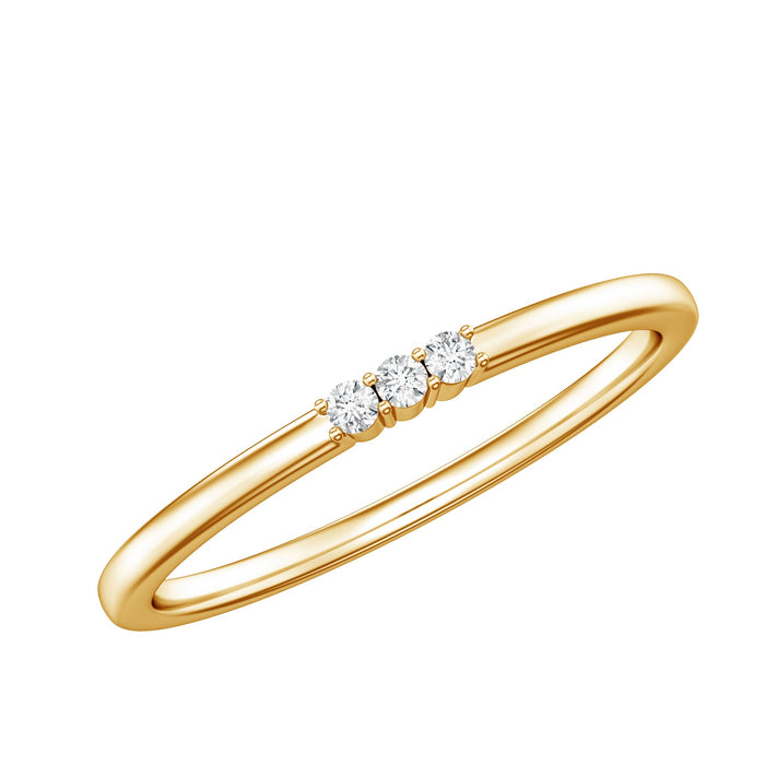 Certified round diamond proposal ring for her by Rosec Jewels, featuring a sparkling solitaire diamond set on a elegant band.