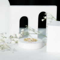 Real Princess Cut Diamond Infinity Heart Engagement Ring
