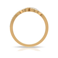 Certified Natural Diamond Infinity Ring for Valentines