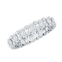 Full Eternity Lab Grown Diamond Wedding Ring For Her