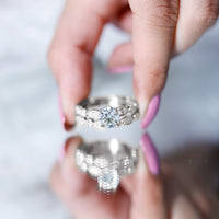 Diamond Designer Marriage Ring Set For Women