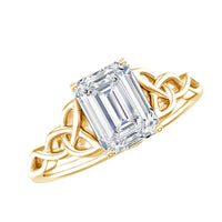 Celtic Design Inspired Lab Grown Diamond Engagement Ring