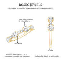 Lab Grown Diamond Stackable Eternity Ring For Women