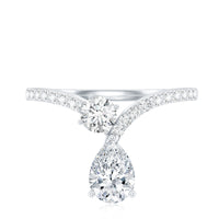 Designer Lab Grown Diamond Engagement Ring