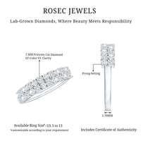 Lab Grown Diamond Wedding Anniversary Ring With Certificate