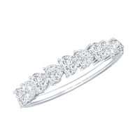 Brilliant Cut Lab Grown Diamond Heart Wedding Band Ring