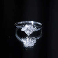 7 mm Heart Lab Grown Diamond Proposal Ring For Her
