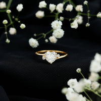 7 mm Heart Lab Grown Diamond Proposal Ring For Her