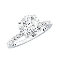 Brilliant Cut 2 Carat Lab Grown Diamond Solitaire Engagement Ring