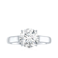 Brilliant Cut Lab Grown Diamond Classic Engagement Ring with Certificate