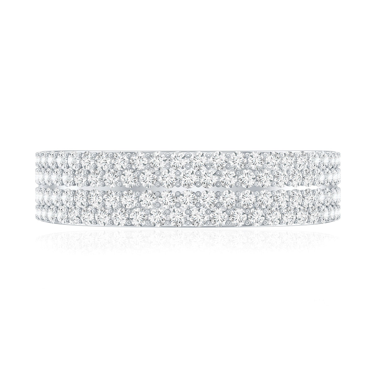 Brilliant Cut Lab Grown Diamond Classic Wedding Band Ring