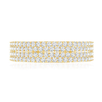 Brilliant Cut Lab Grown Diamond Classic Wedding Band Ring