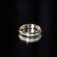 Lab Grown Diamond Twisted Rope Band with Accents