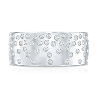 Certified Lab Grown Diamond Wedding Band in Flush Setting
