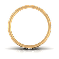 Certified Lab Grown Diamond Wedding Band in Flush Setting